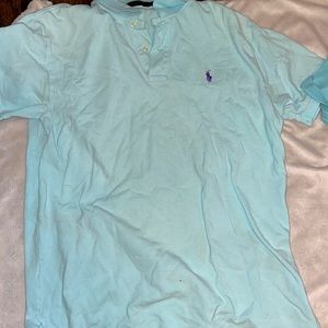 Blue polo nice shirt